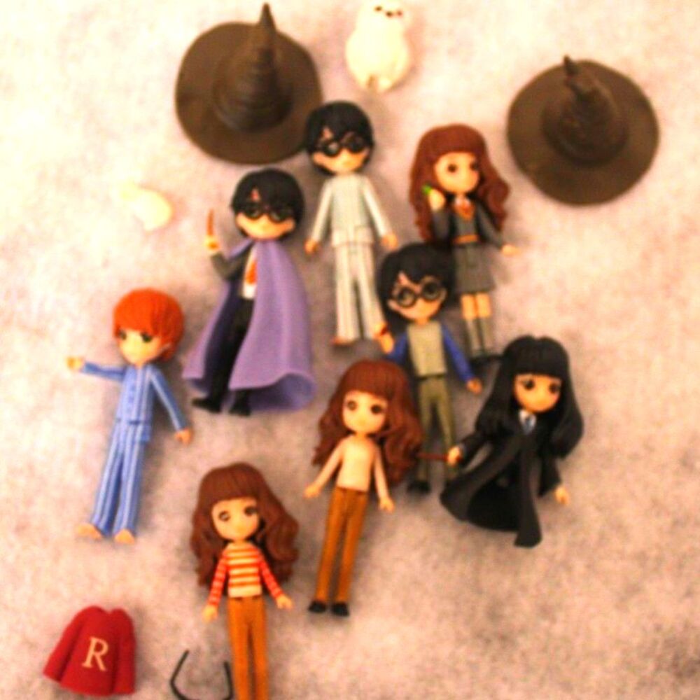 Harry Potter Mini Collectible Doll Lot – 8 Characters + Accessories